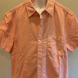 MENS American Eagle cotton oxford button-down shirt, pink, size M, NWT